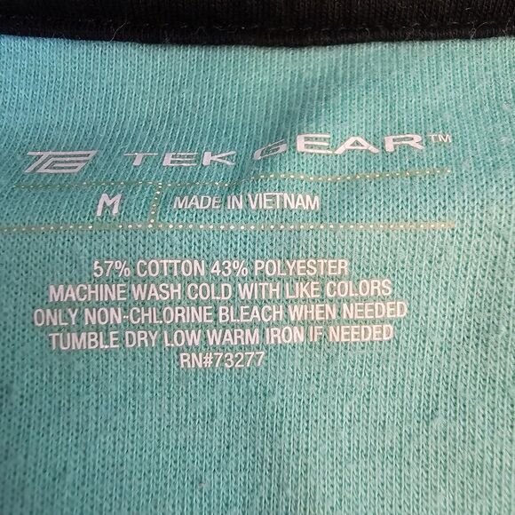 Tek Gear Green Pullover Long Sleeve Hood Sweatshirt Sz Med Athleisure Soft R564 - Picture 7 of 8